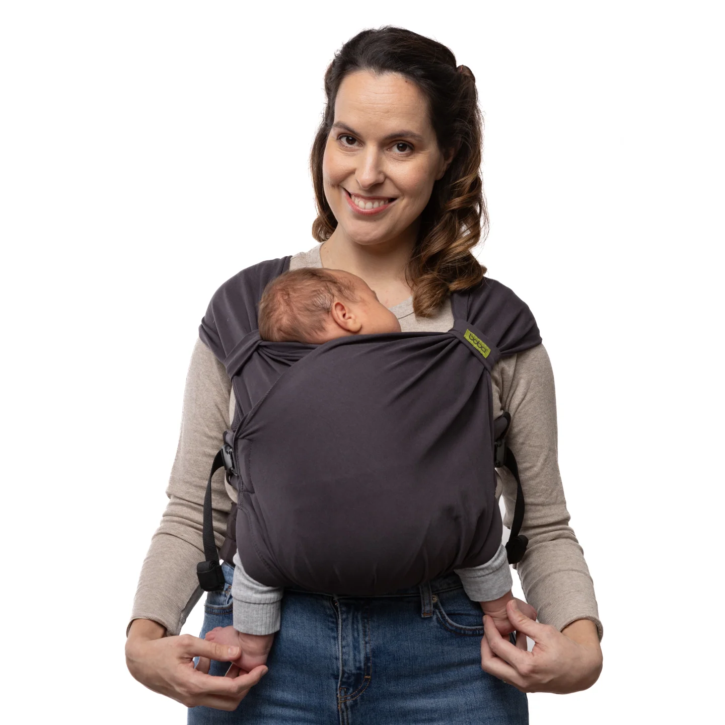 Boba Bliss Adjustable Carrier in Charcoal - Image 3