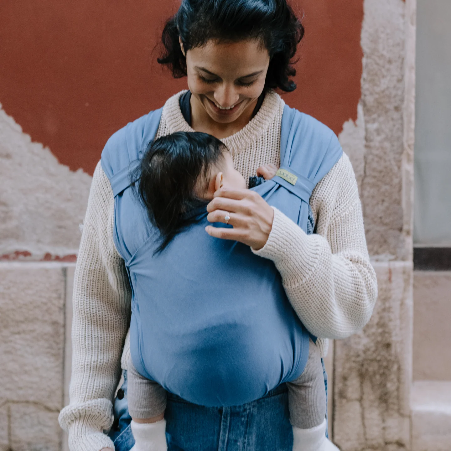 Boba Bliss Adjustable Carrier in Vintage Navy Blue - Image 7