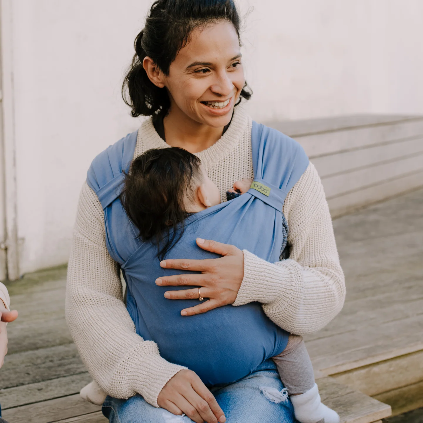 Boba Bliss Adjustable Carrier in Vintage Navy Blue - Image 9
