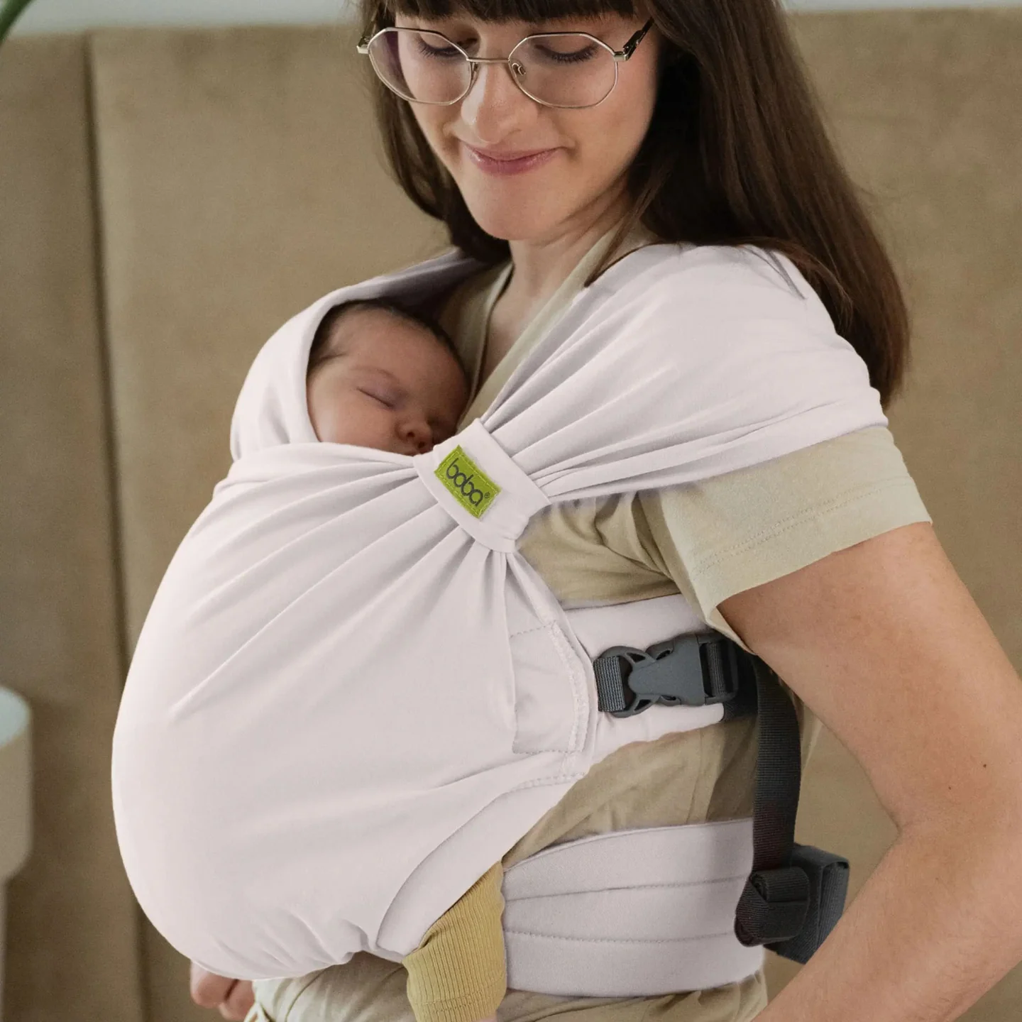 Boba Bliss Adjustable Carrier in Organic Stone - Image 8