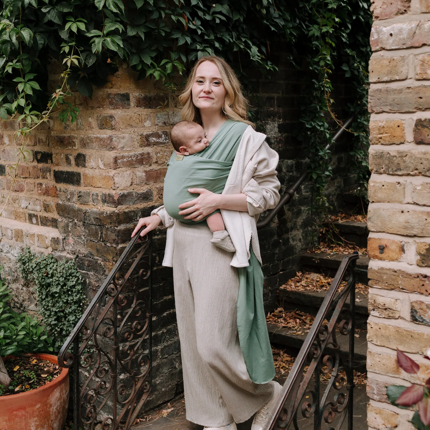 Boba Classic Wrap in Sage Green - Image 8