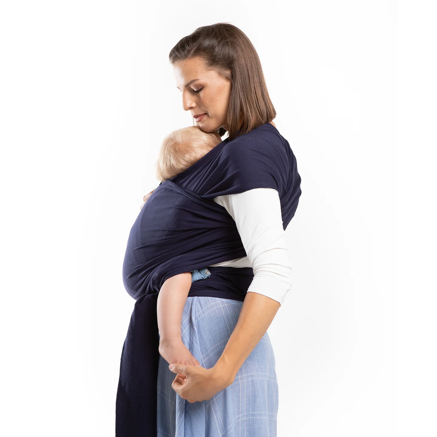 Boba Classic Wrap in Navy Blue - Image 4