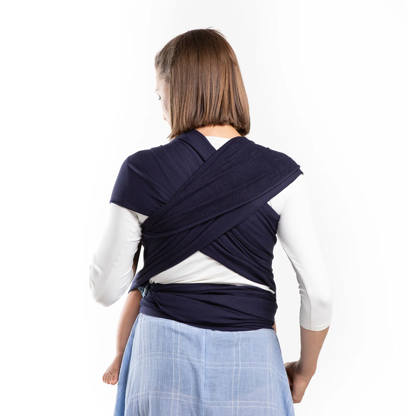 Boba Classic Wrap in Navy Blue - Image 6