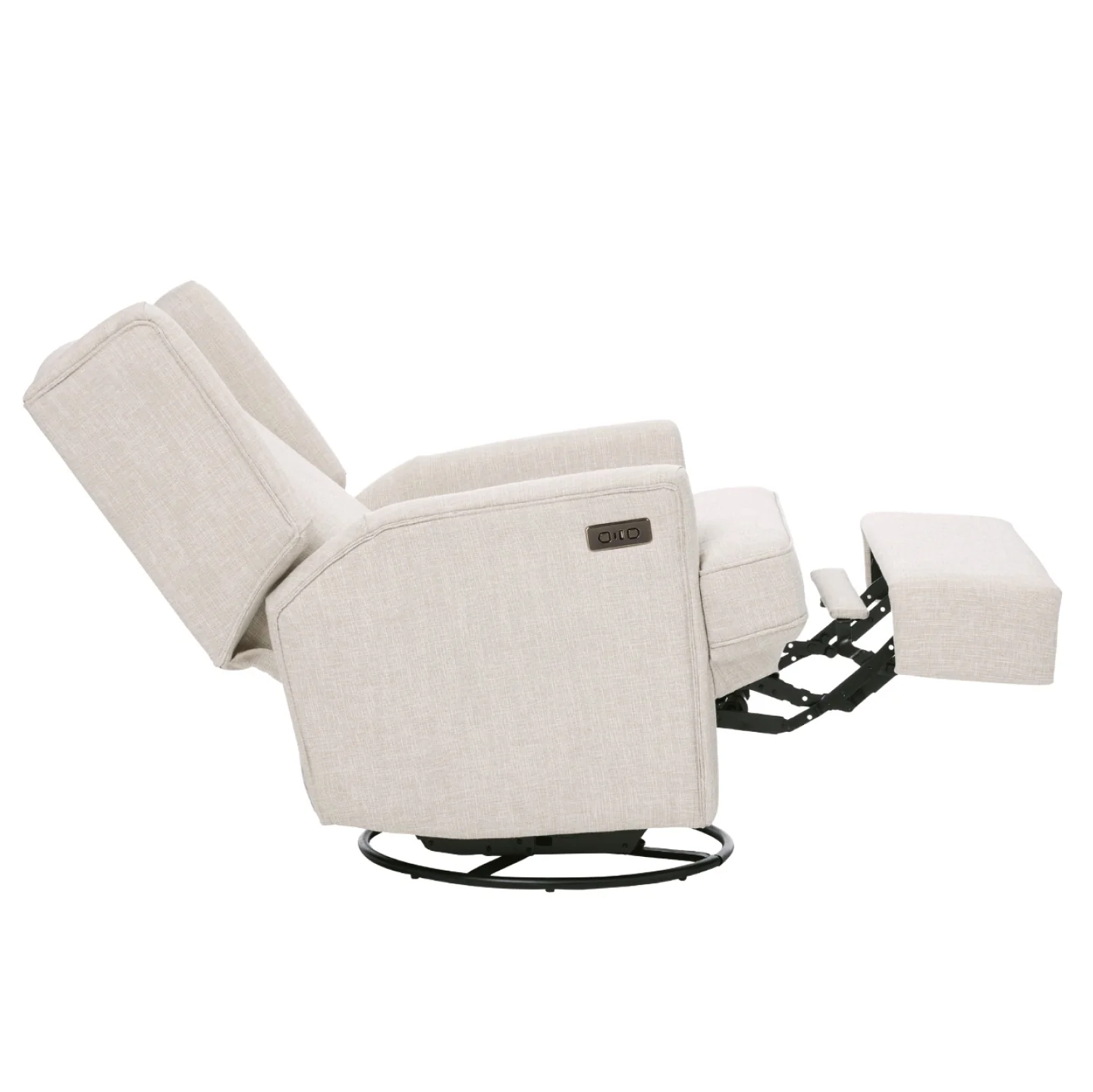 Chelsea Electric Recliner Glider Chair with USB in Eggshell - Image 10