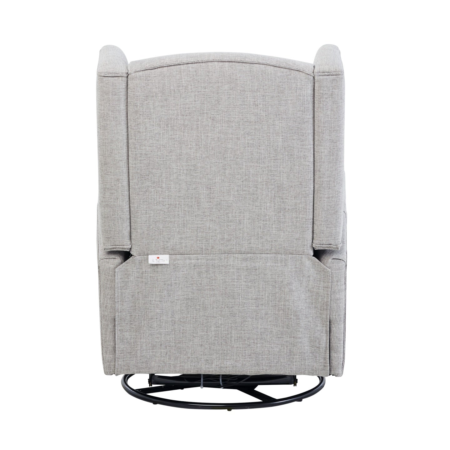 Chelsea Electric Recliner Glider Chair with USB in Pure Grey - Image 10