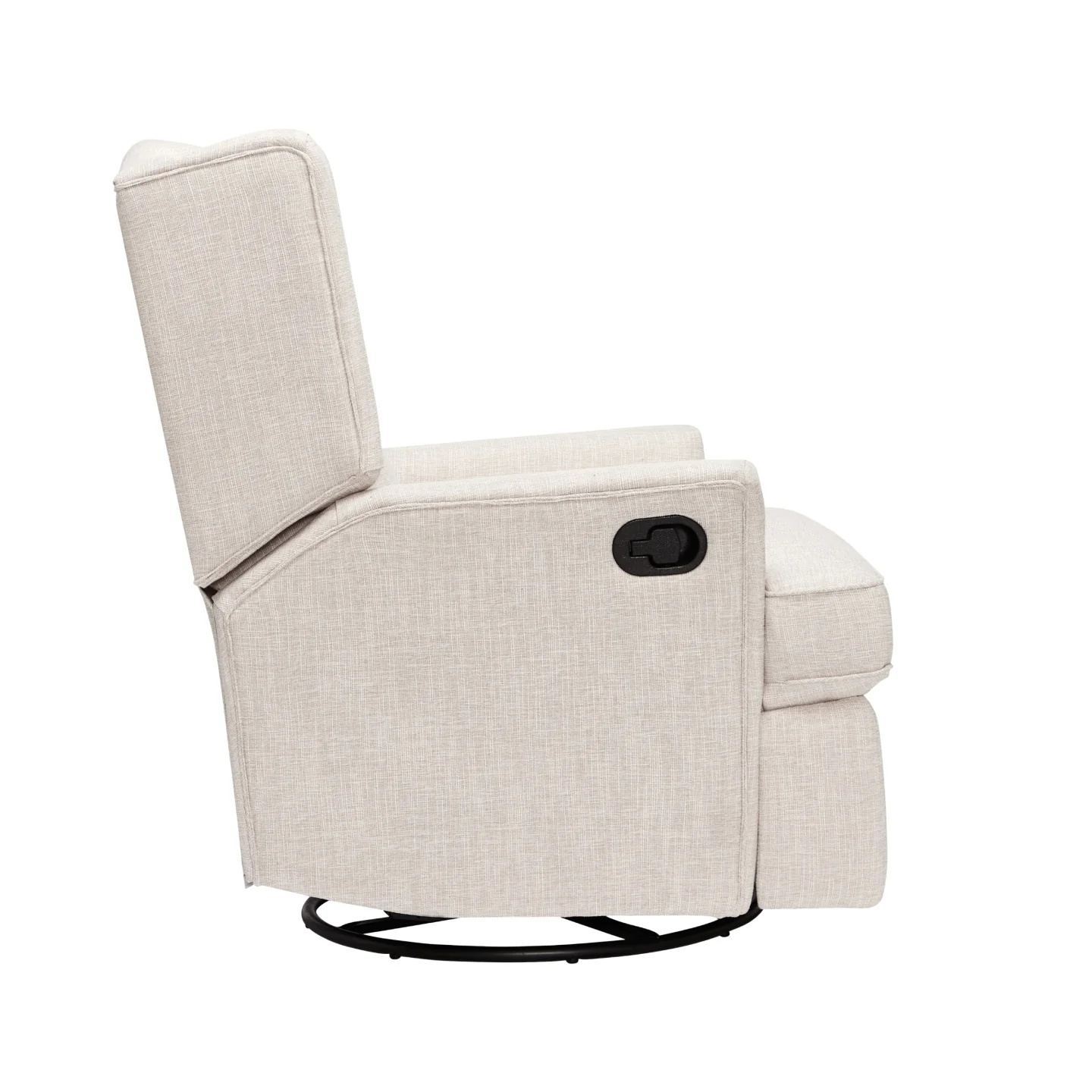 Chelsea Recliner Glider Nursery Chair in Eggshell - Image 8