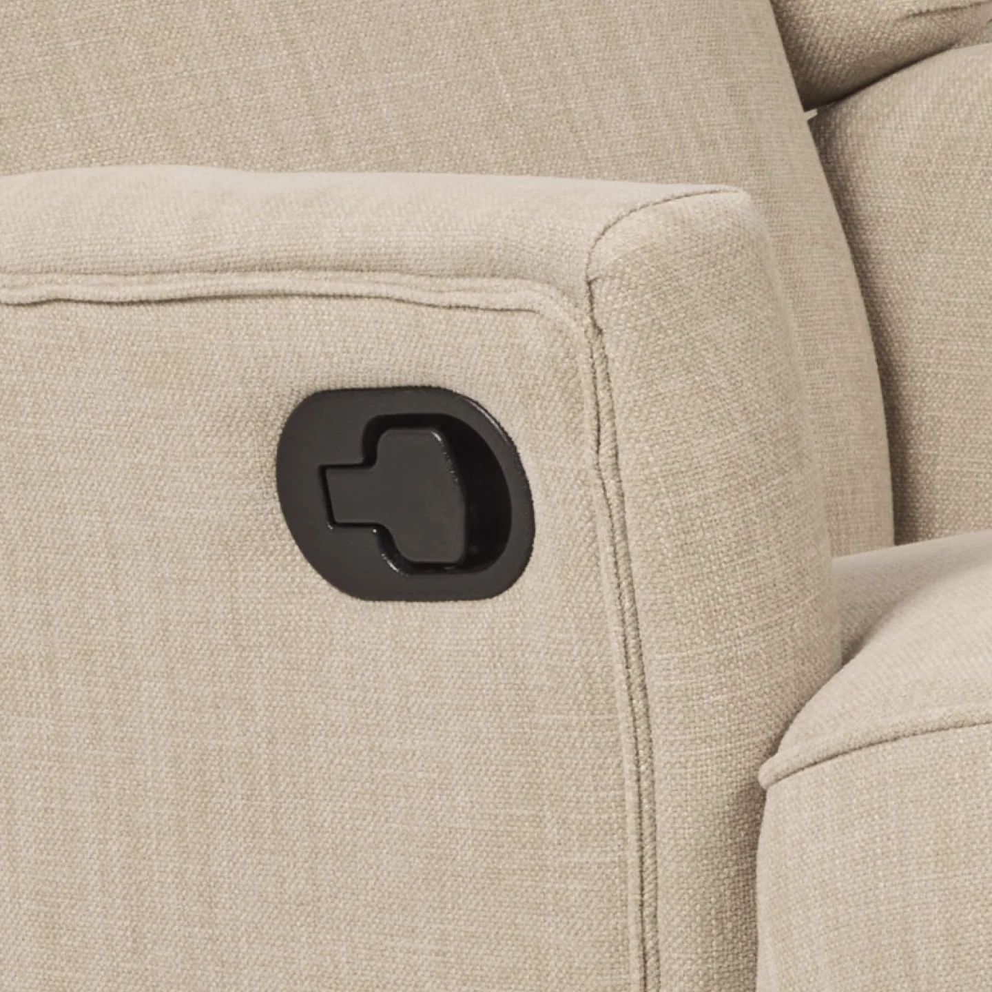 Chelsea Recliner Glider Nursery Chair in Latté - Image 13