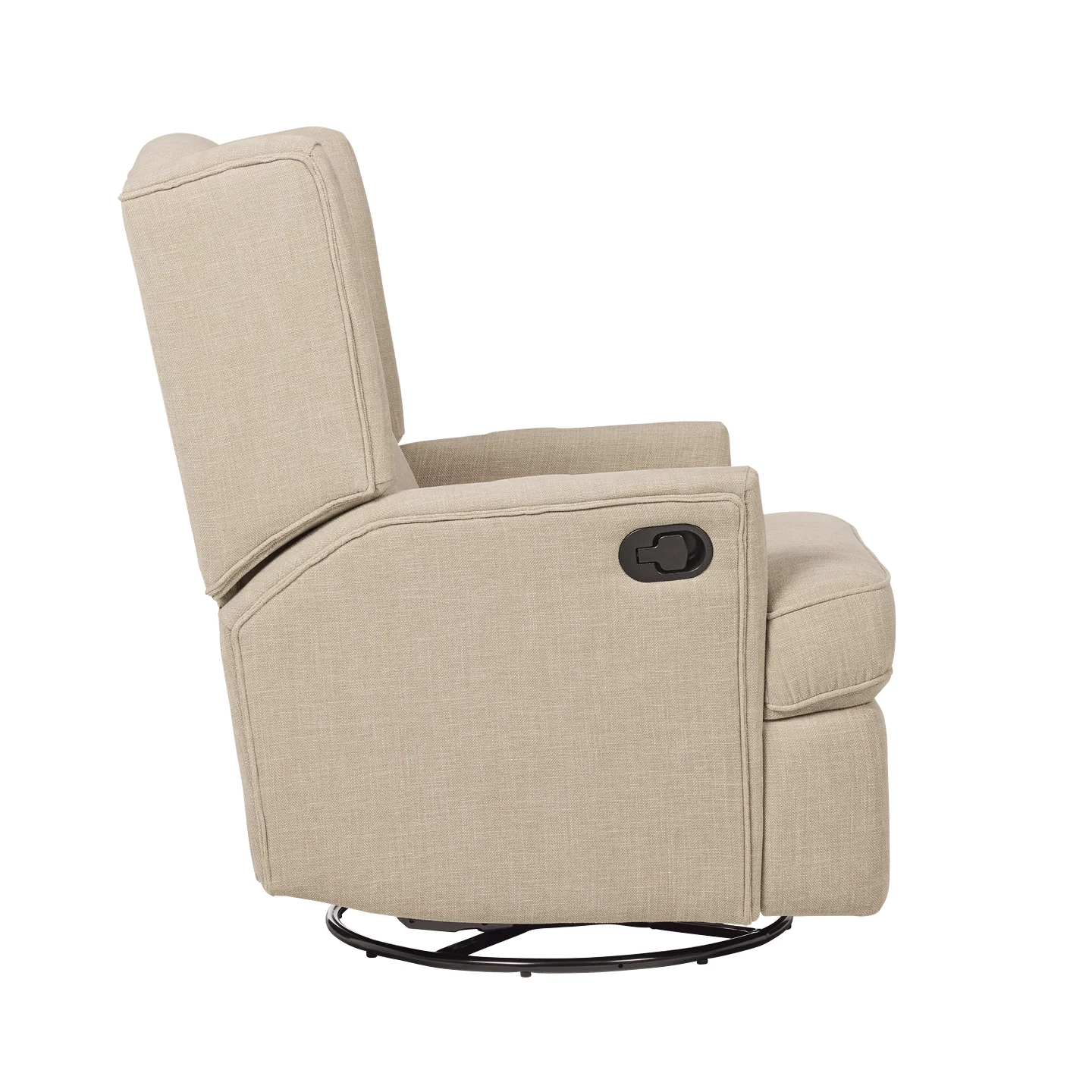 Chelsea Recliner Glider Nursery Chair in Latté - Image 8