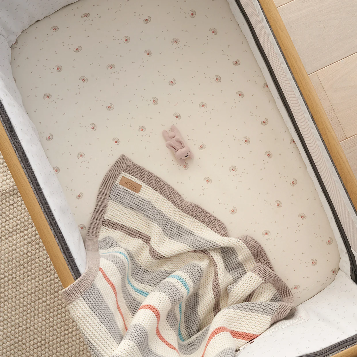 CoZee Bassinet Fitted Sheet Twin Pack in Cocoon - Image 3