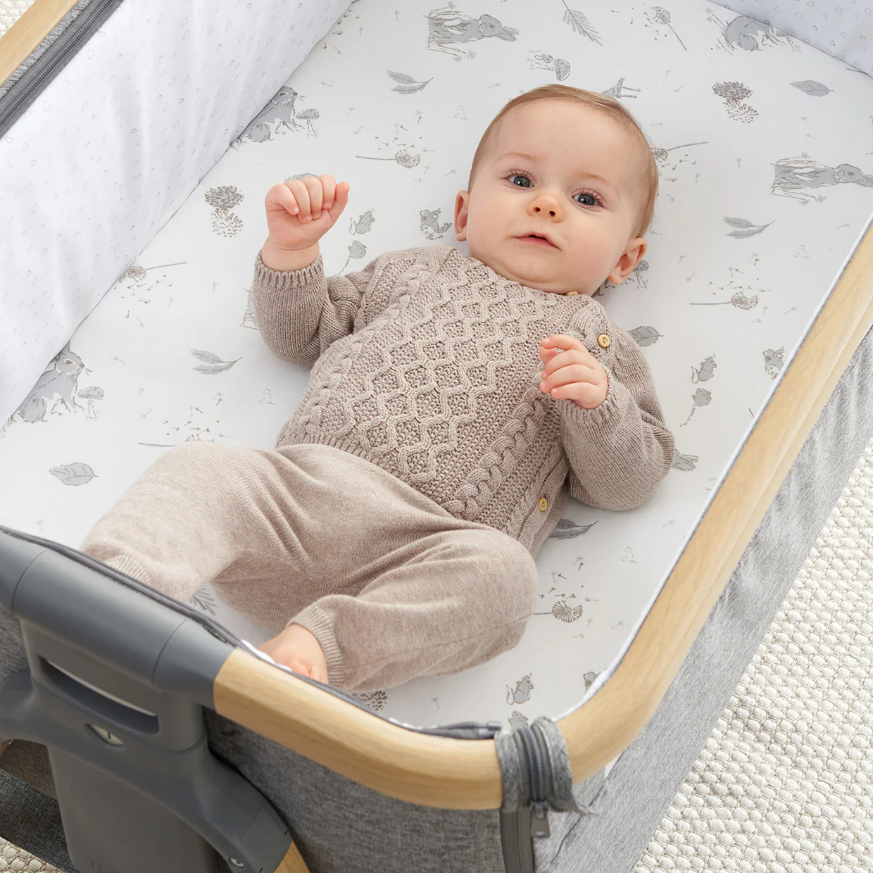 CoZee Bassinet Fitted Sheet Twin Pack in Cocoon - Image 6