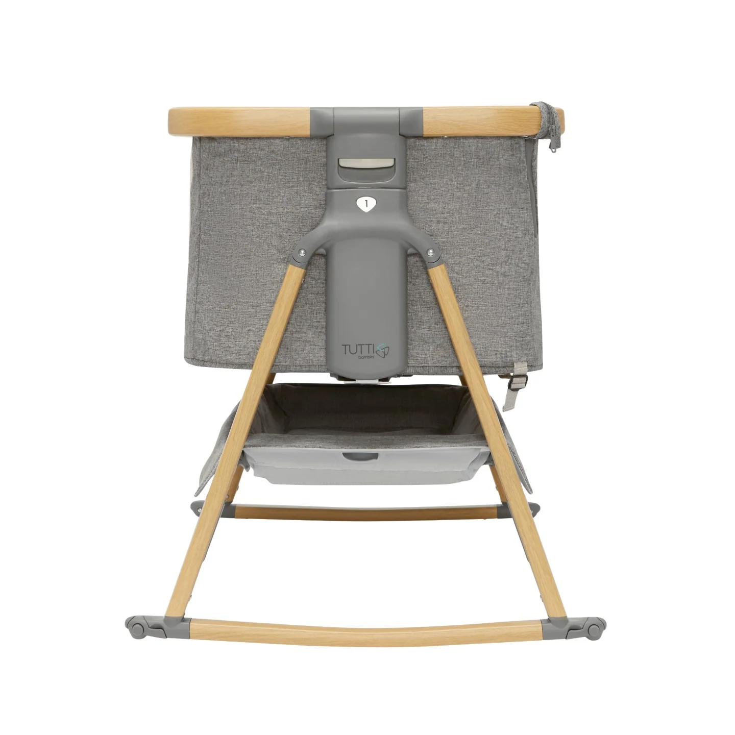 CoZee Breeze Plus Co-sleeping Bassinet with Rocking Legs in Oak Charcoal - Image 12