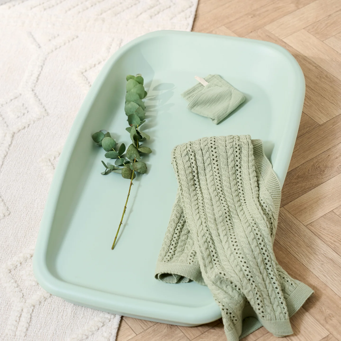 Cushi Baby Changing Mat in Leaf - Image 7