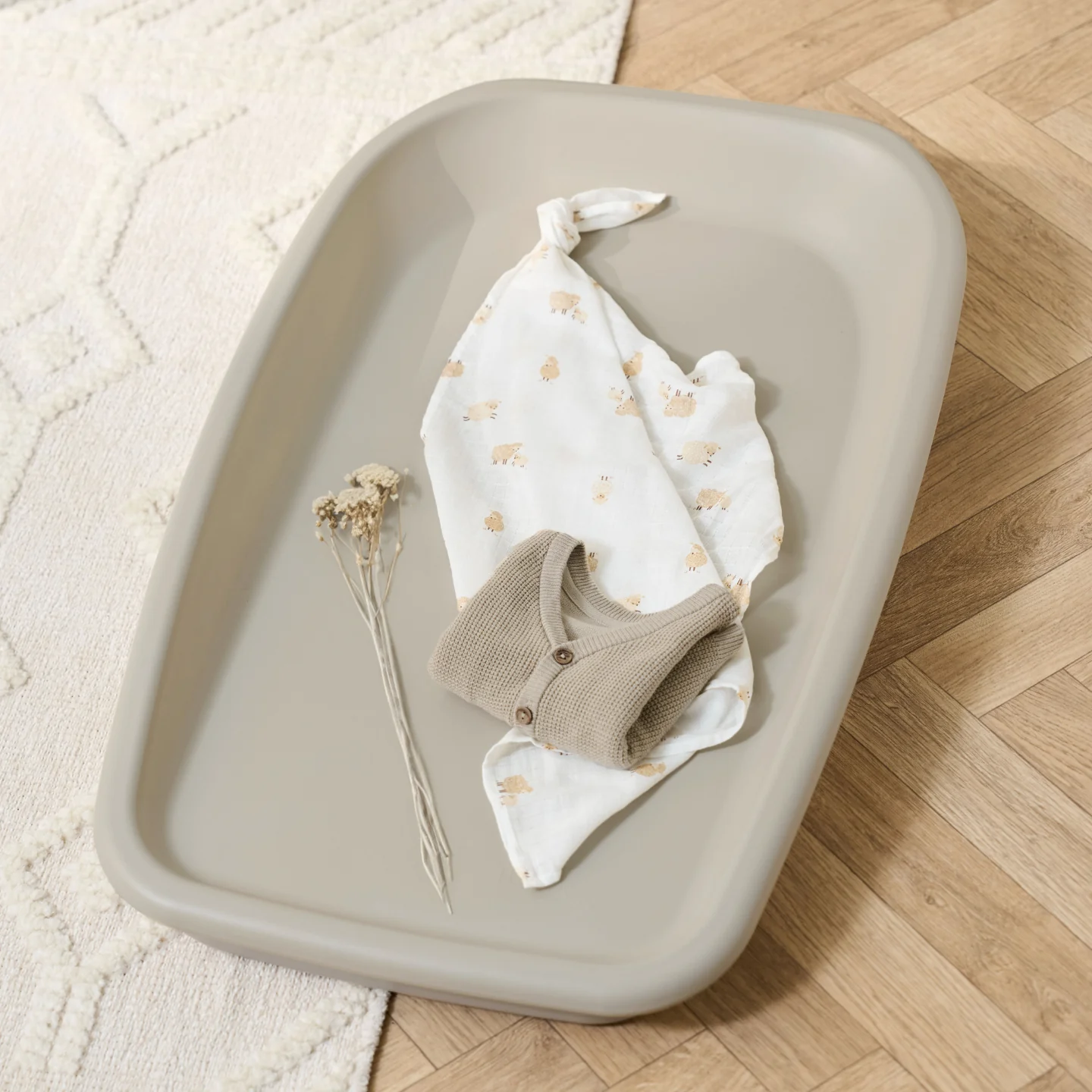 Cushi Baby Changing Mat in Mushroom - Image 7