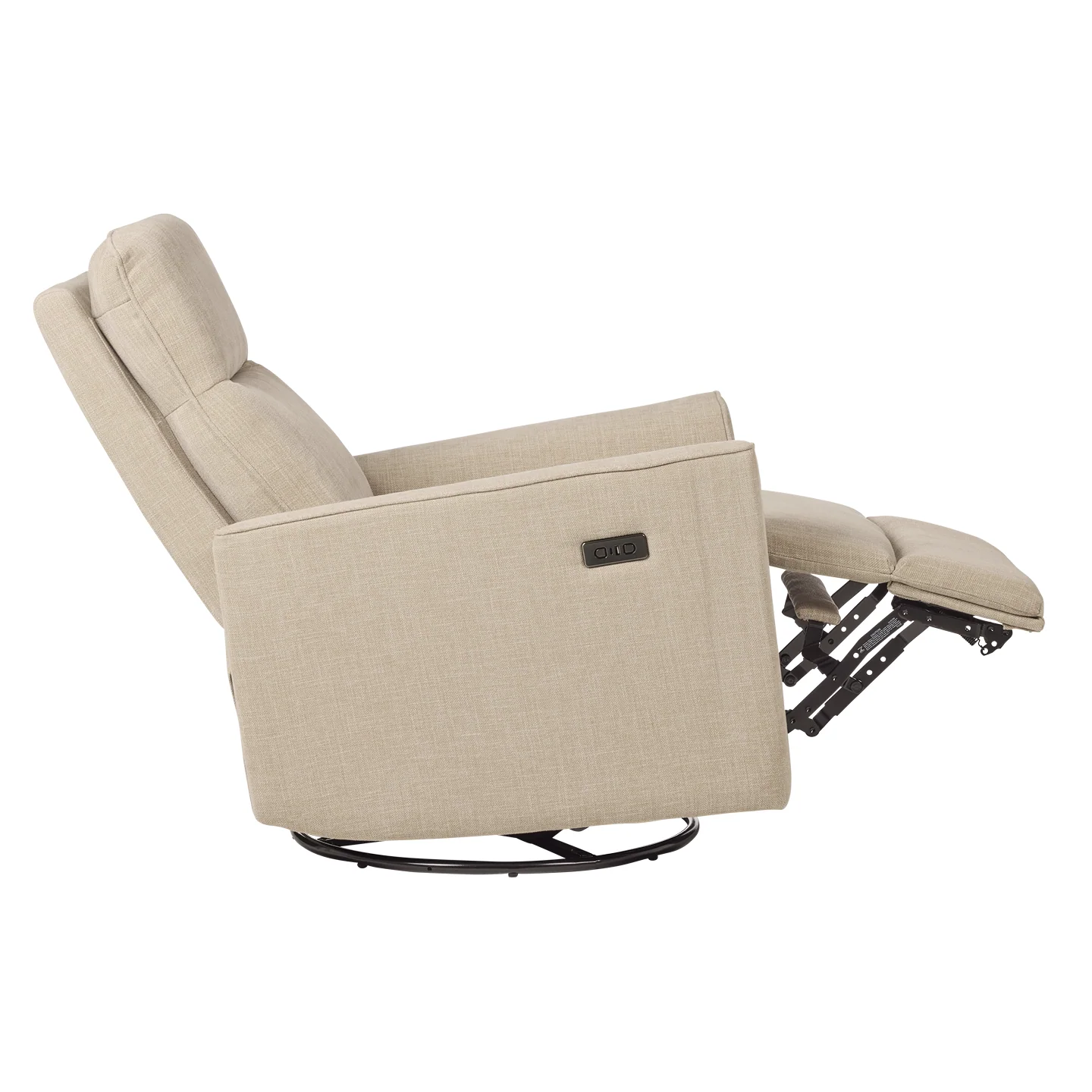 Felix Electric Recliner Glider Chair with USB in Latté - Image 10