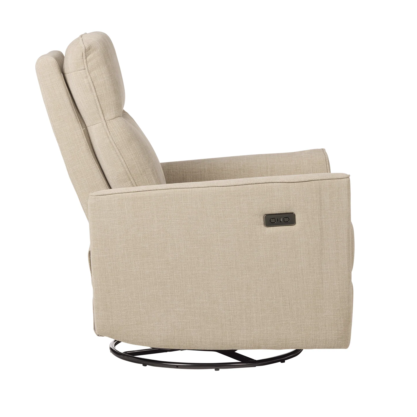 Felix Electric Recliner Glider Chair with USB in Latté - Image 8