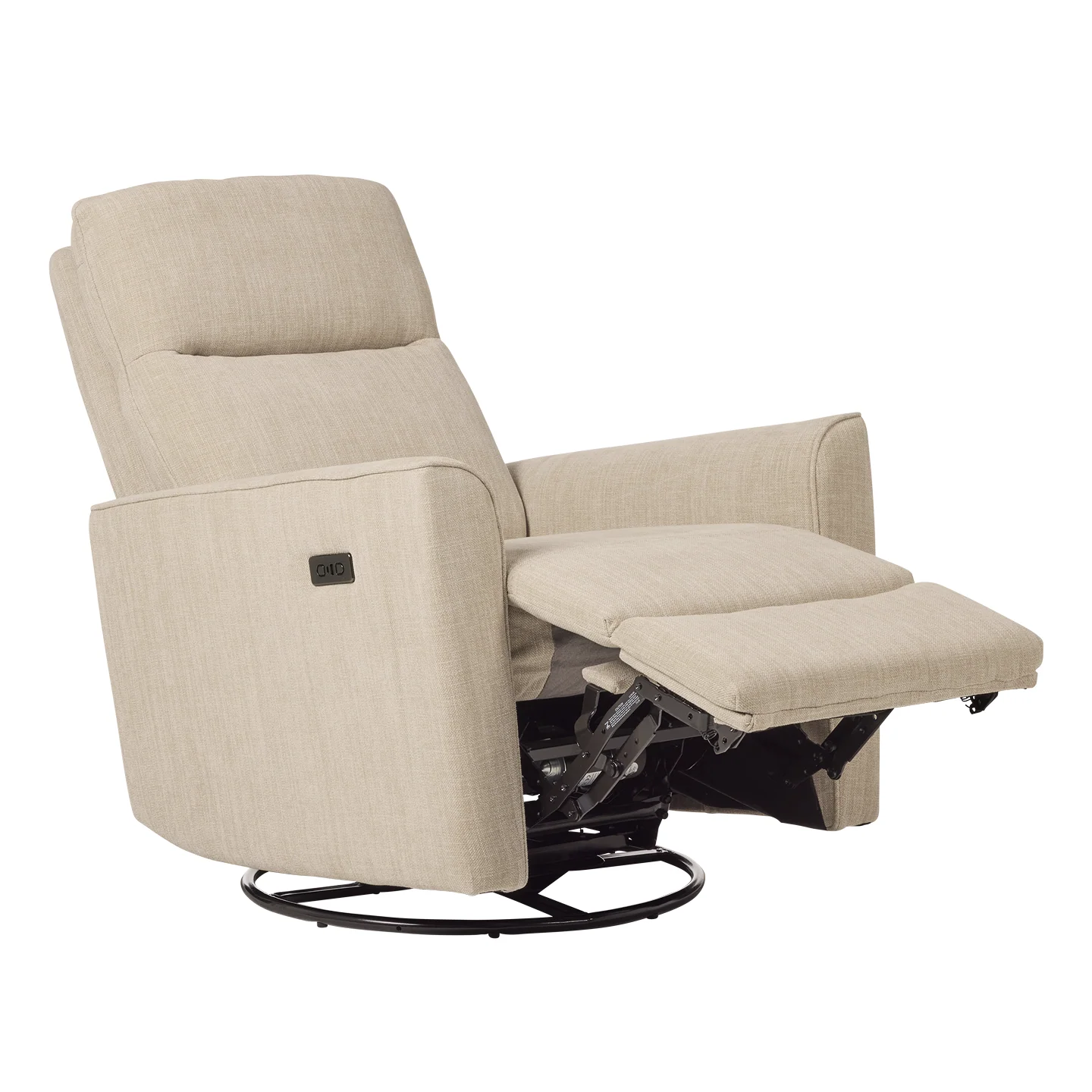 Felix Electric Recliner Glider Chair with USB in Latté - Image 9