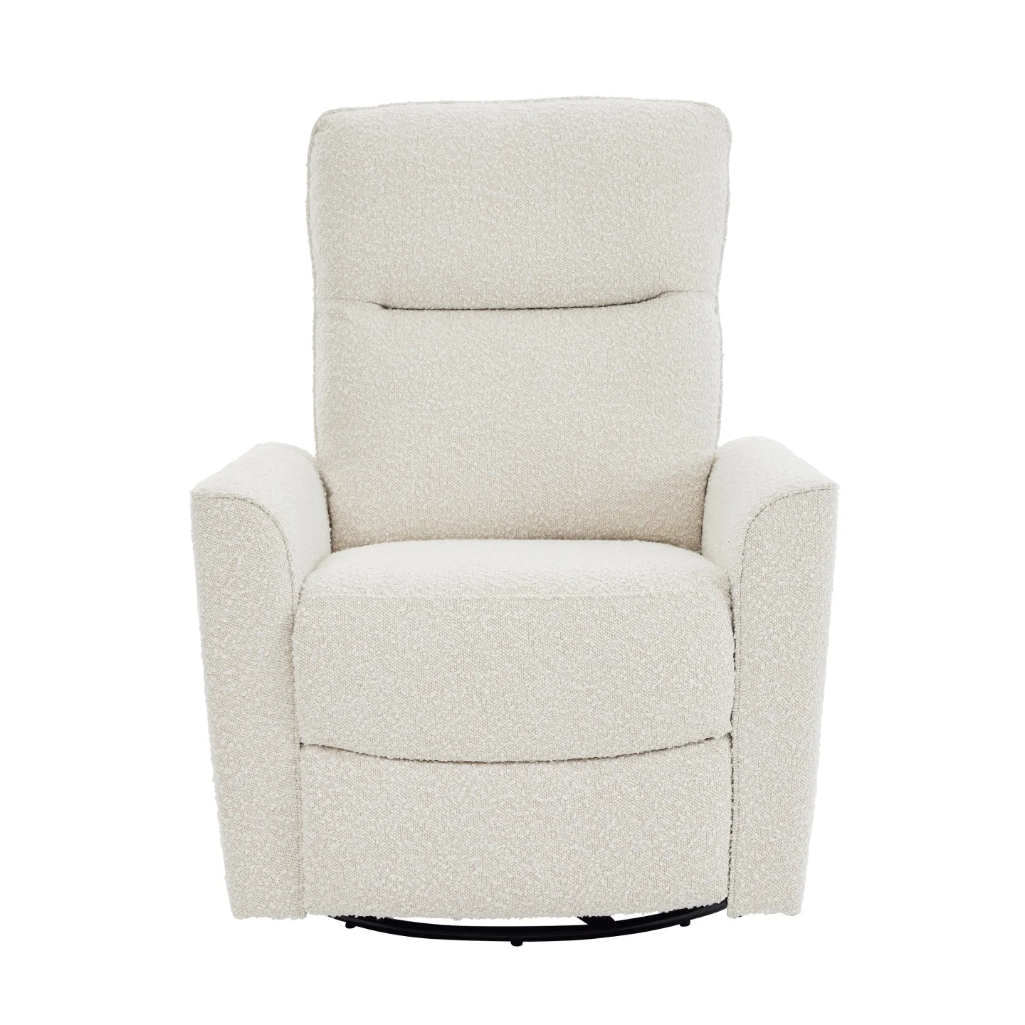 Felix Recliner Glider Nursery Chair in Vanilla Bouclé - Image 9