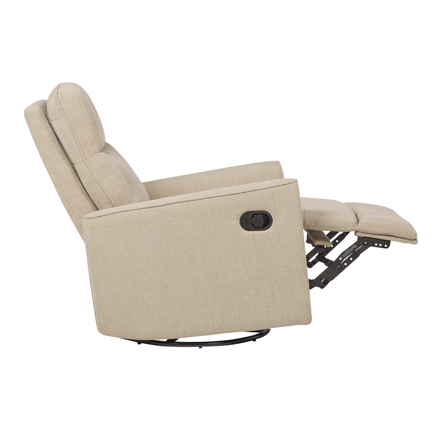 Felix Recliner Glider Nursery Chair in Latté - Image 10