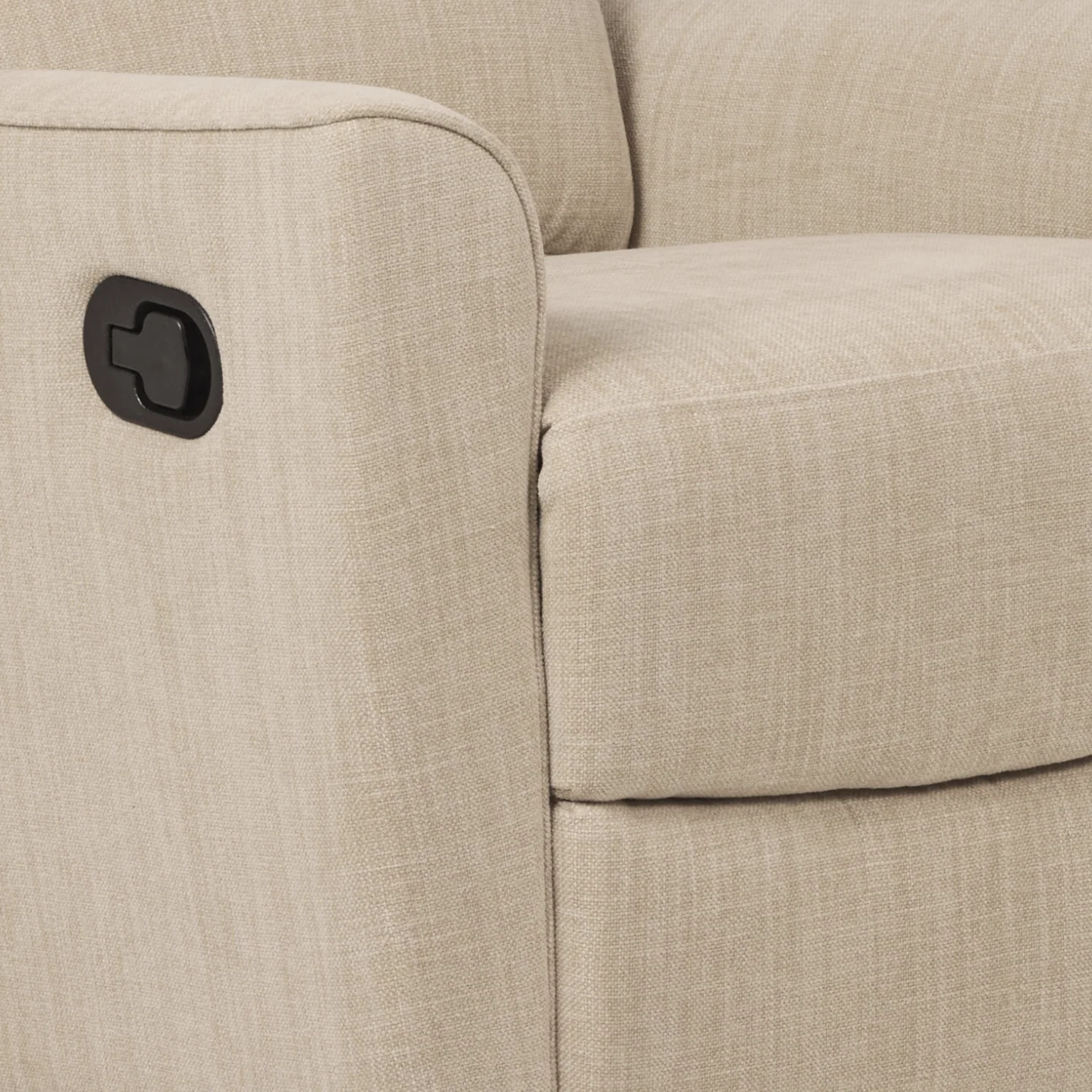 Felix Recliner Glider Nursery Chair in Latté - Image 13