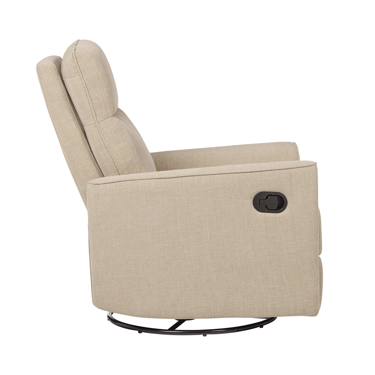 Felix Recliner Glider Nursery Chair in Latté - Image 8