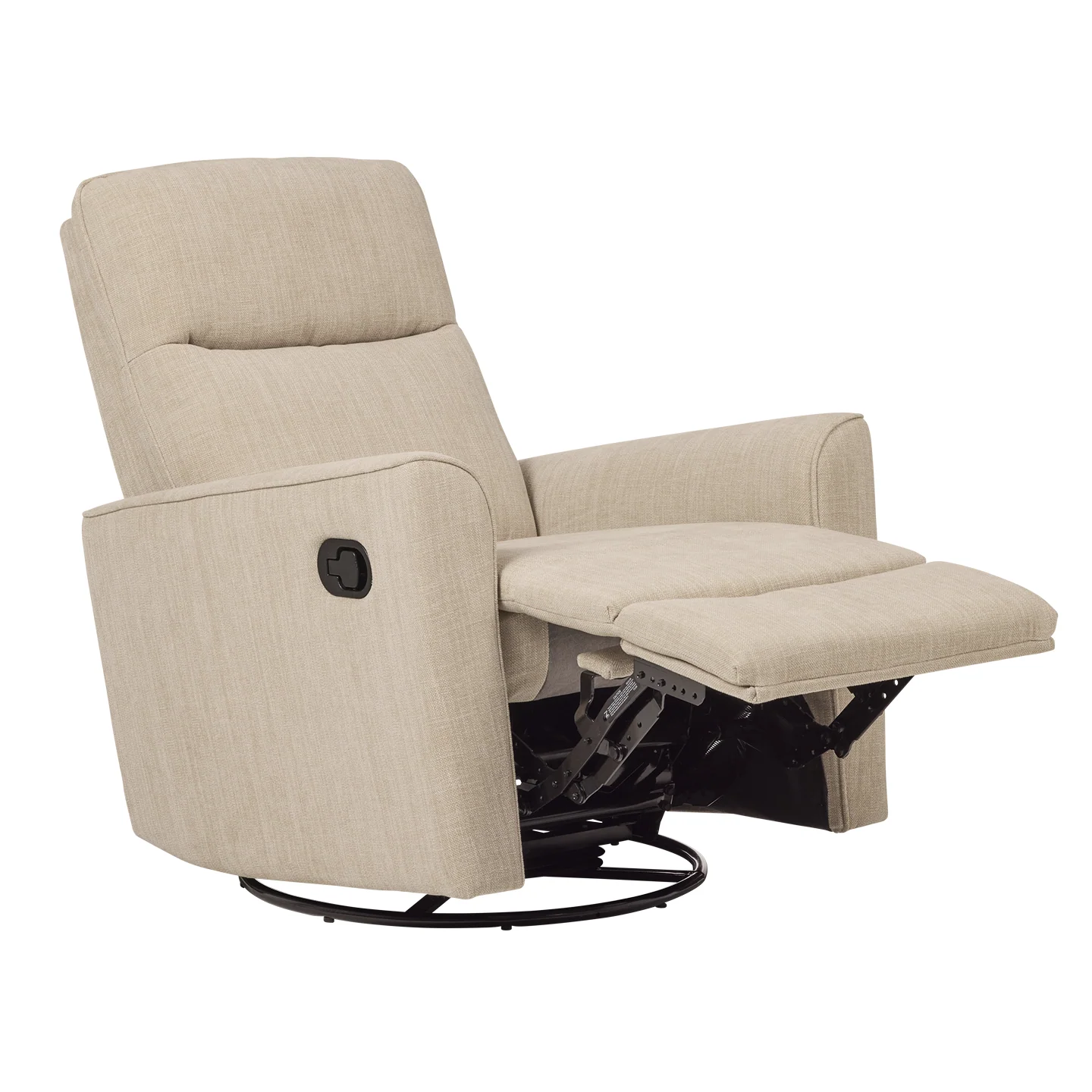 Felix Recliner Glider Nursery Chair in Latté - Image 9