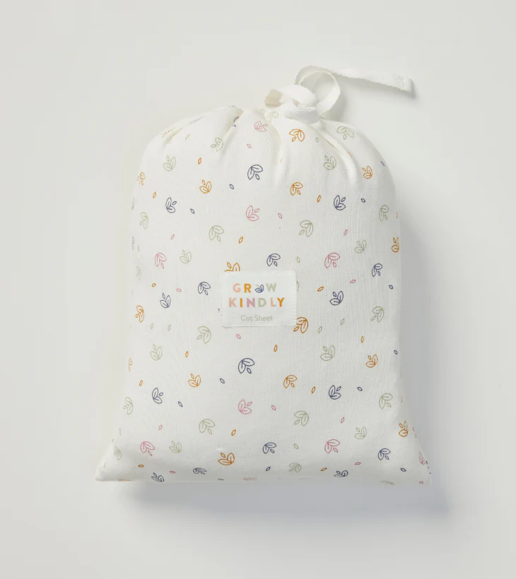 Fitted Cot Sheet in Rainbow Dreaming - Image 4