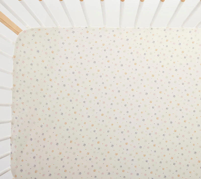 Fitted Cot Sheet in Rainbow Dreaming - Image 5