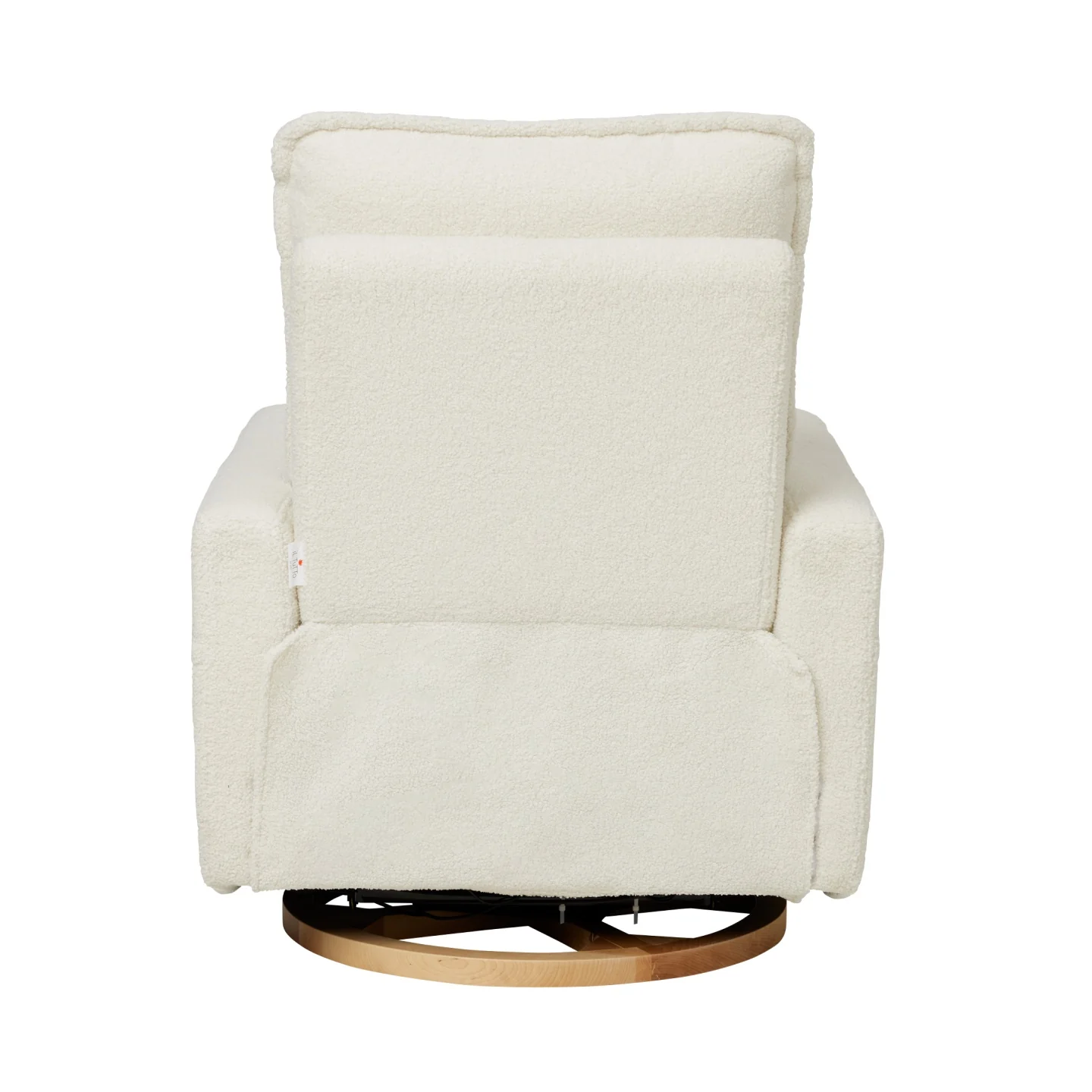 Frankie Electric Recliner Glider Nursery Chair in Coconut Teddy - Image 12