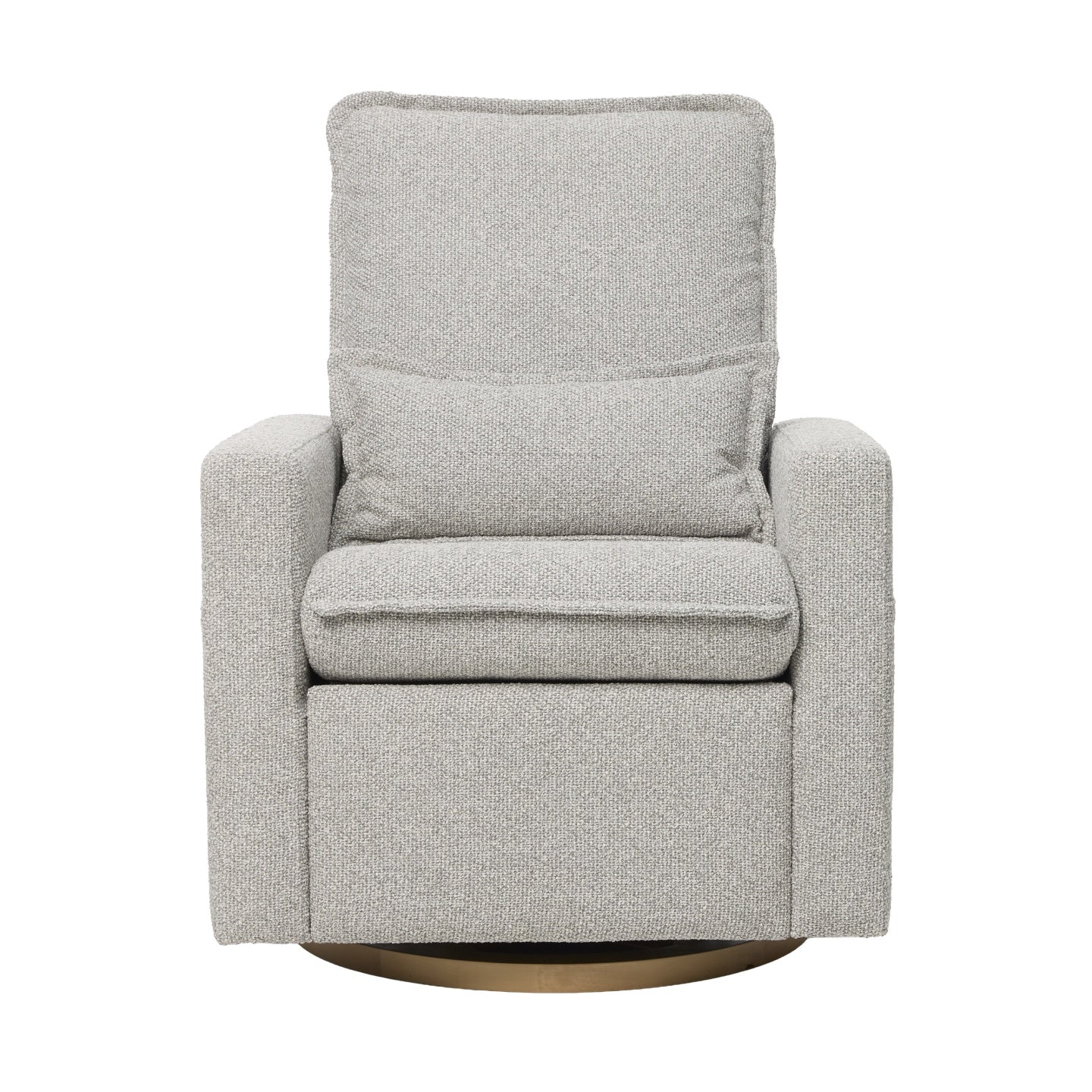 Frankie Electric Recliner Glider Nursery Chair in Grey Speckle Soft Tweed - Image 11