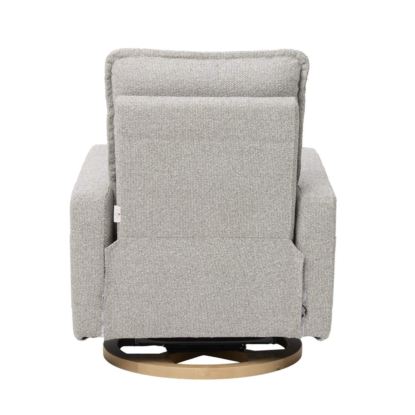 Frankie Electric Recliner Glider Nursery Chair in Grey Speckle Soft Tweed - Image 12