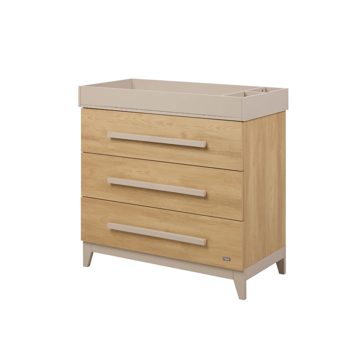 Hallee Chest Changer in Mushroom & Golden Oak - Image 6