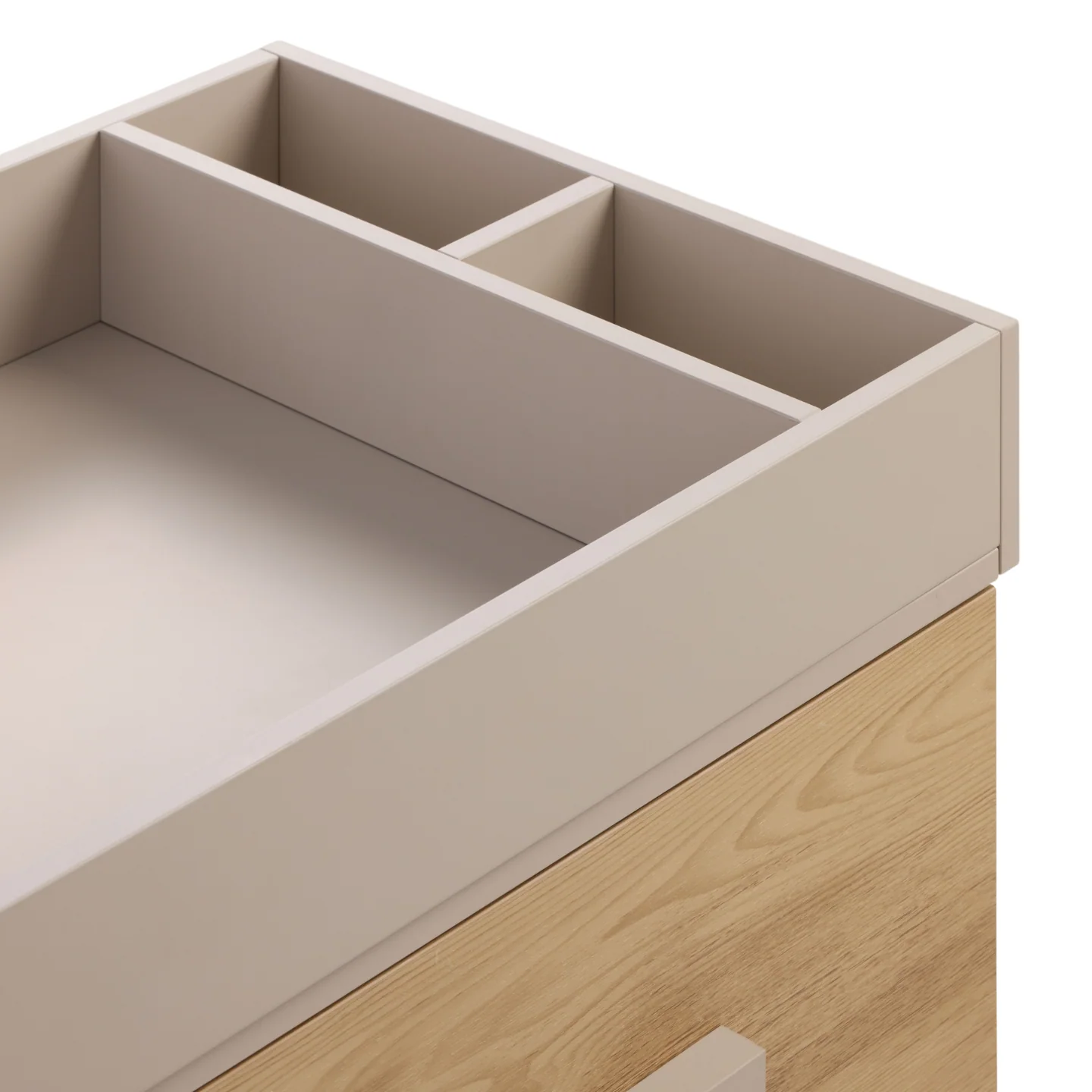 Hallee Chest Changer in Mushroom & Golden Oak - Image 9