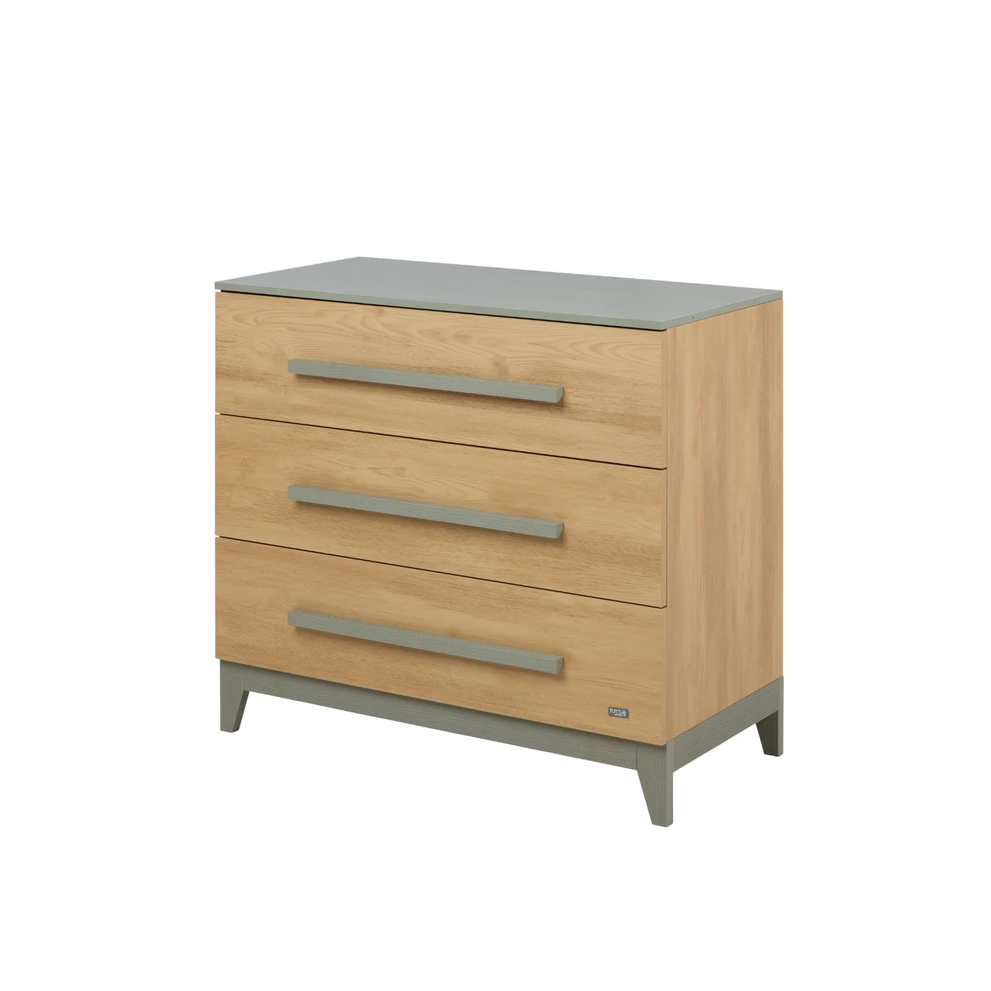 Hallee Chest Changer in Sage Weave & Golden Oak - Image 6