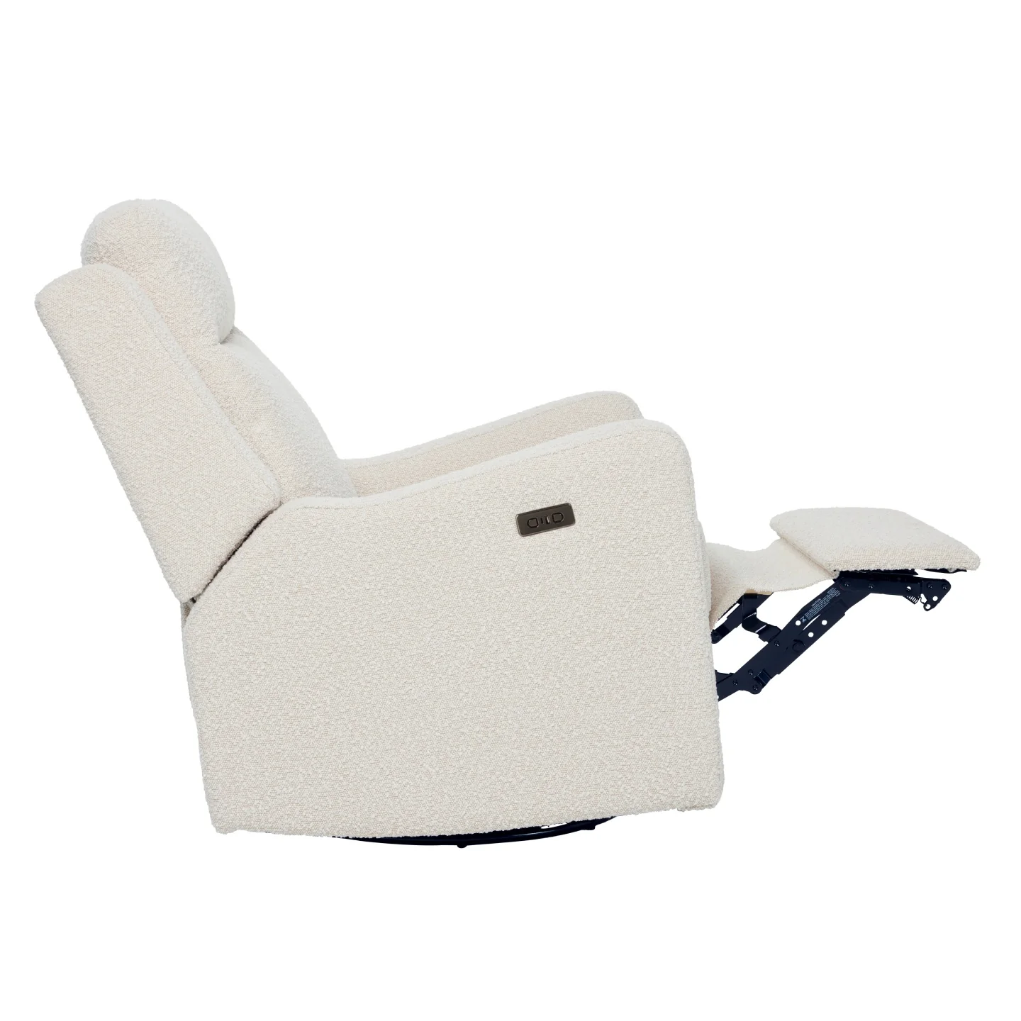 Henry Electric Recliner Glider Chair with USB in Vanilla Bouclé - Image 10