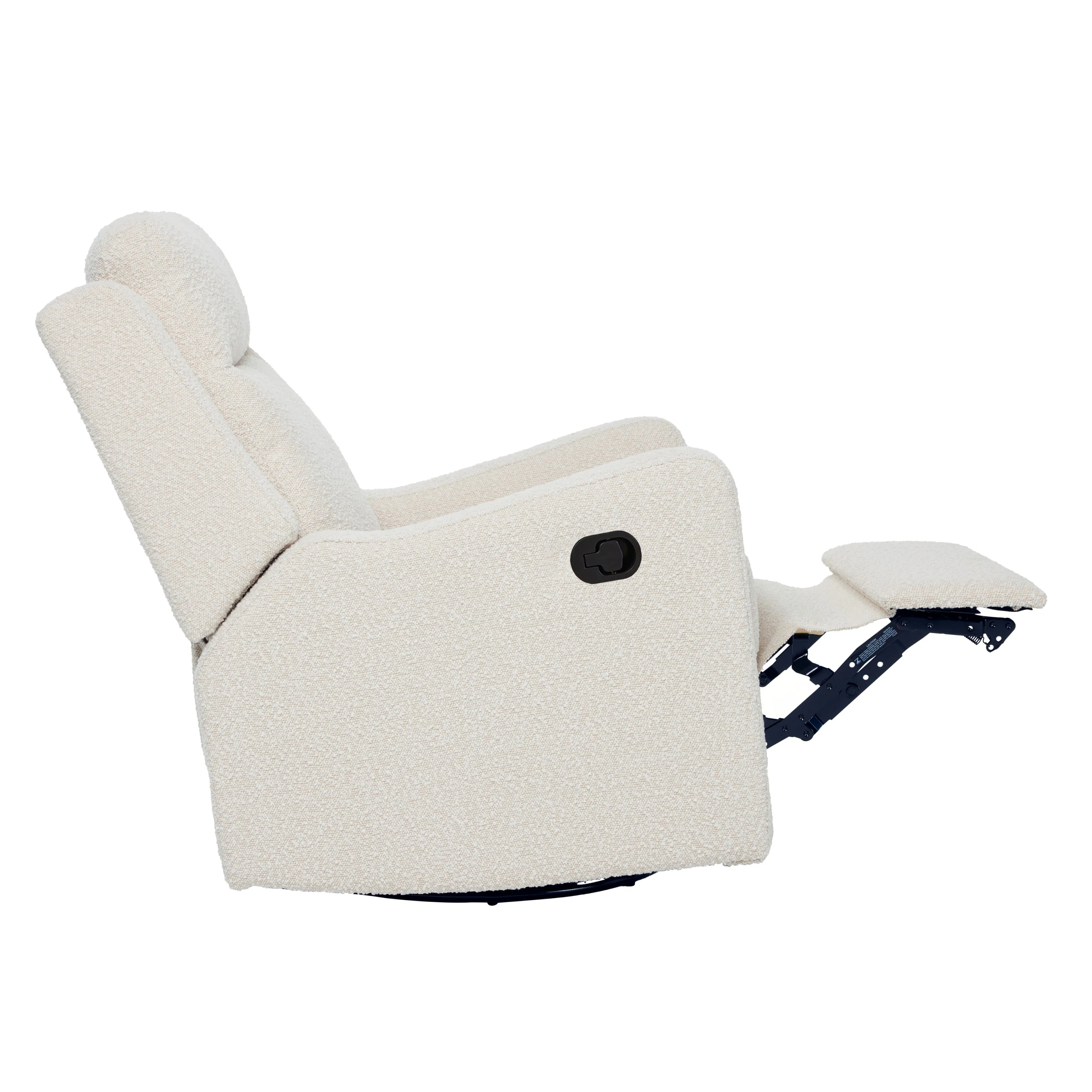 Henry Recliner Glider Chair in Vanilla Bouclé - Image 10