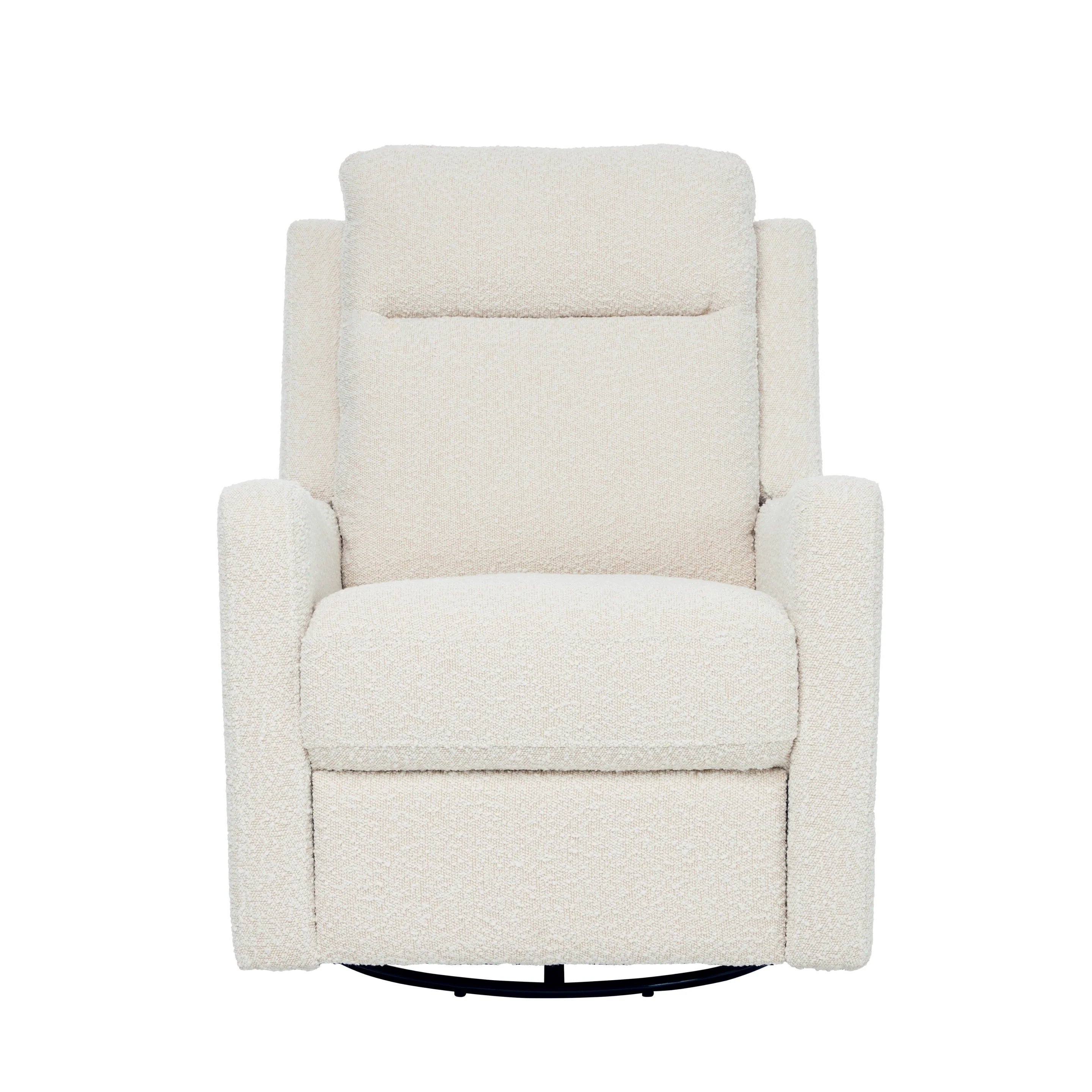 Henry Recliner Glider Chair in Vanilla Bouclé - Image 11