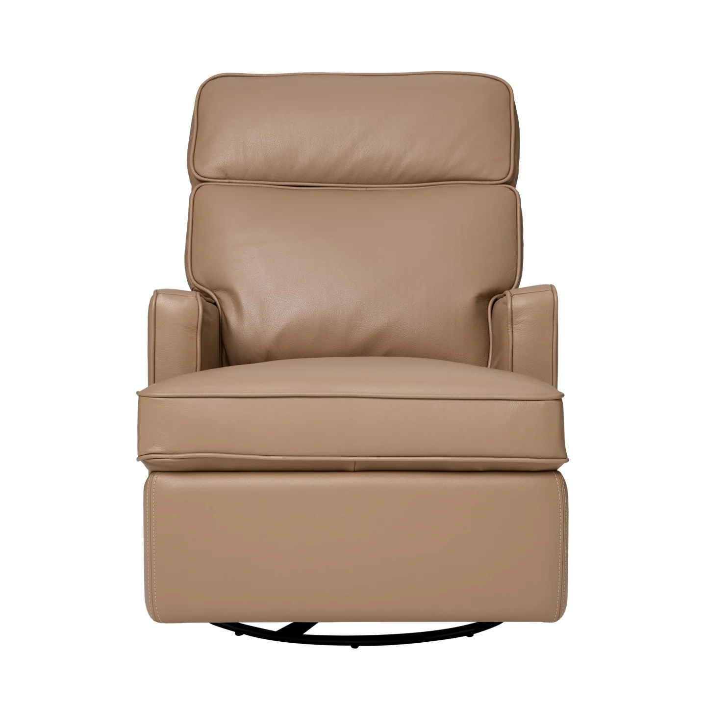 Leo Electric Recliner Glider Chair with USB in Palomino Leather - Image 11