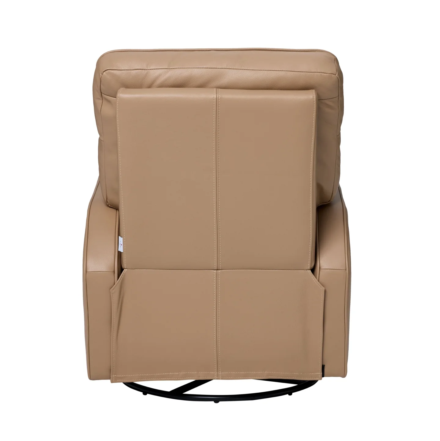 Leo Electric Recliner Glider Chair with USB in Palomino Leather - Image 12