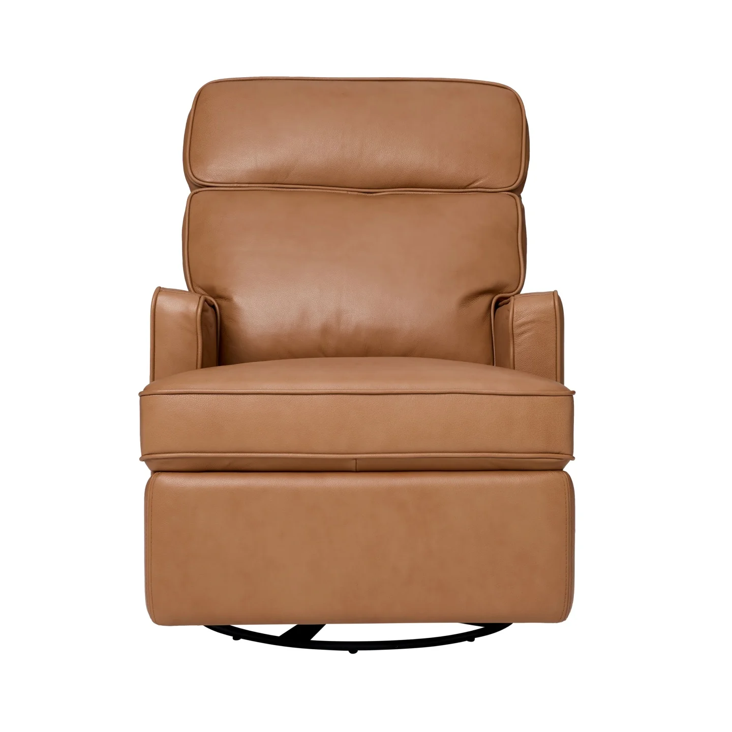 Leo Electric Recliner Glider Chair with USB in Tan Leather - Image 11
