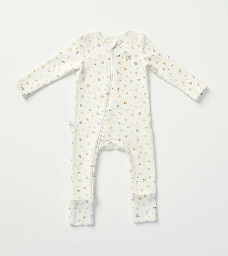Light Zippee Baby Romper in Rainbow Dreaming - Image 6