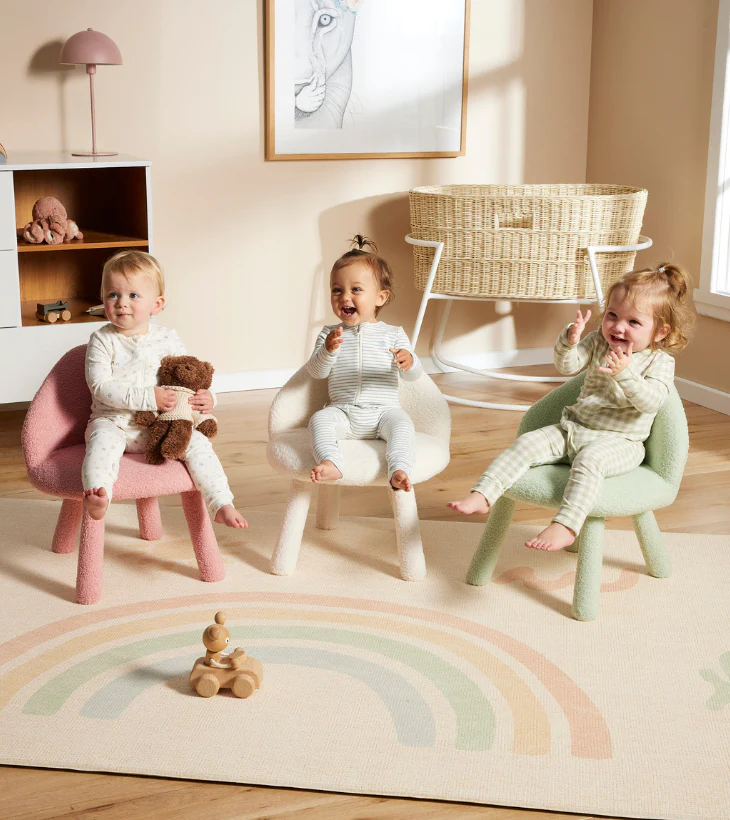 Light Zippee Baby Romper in Rainbow Dreaming - Image 8