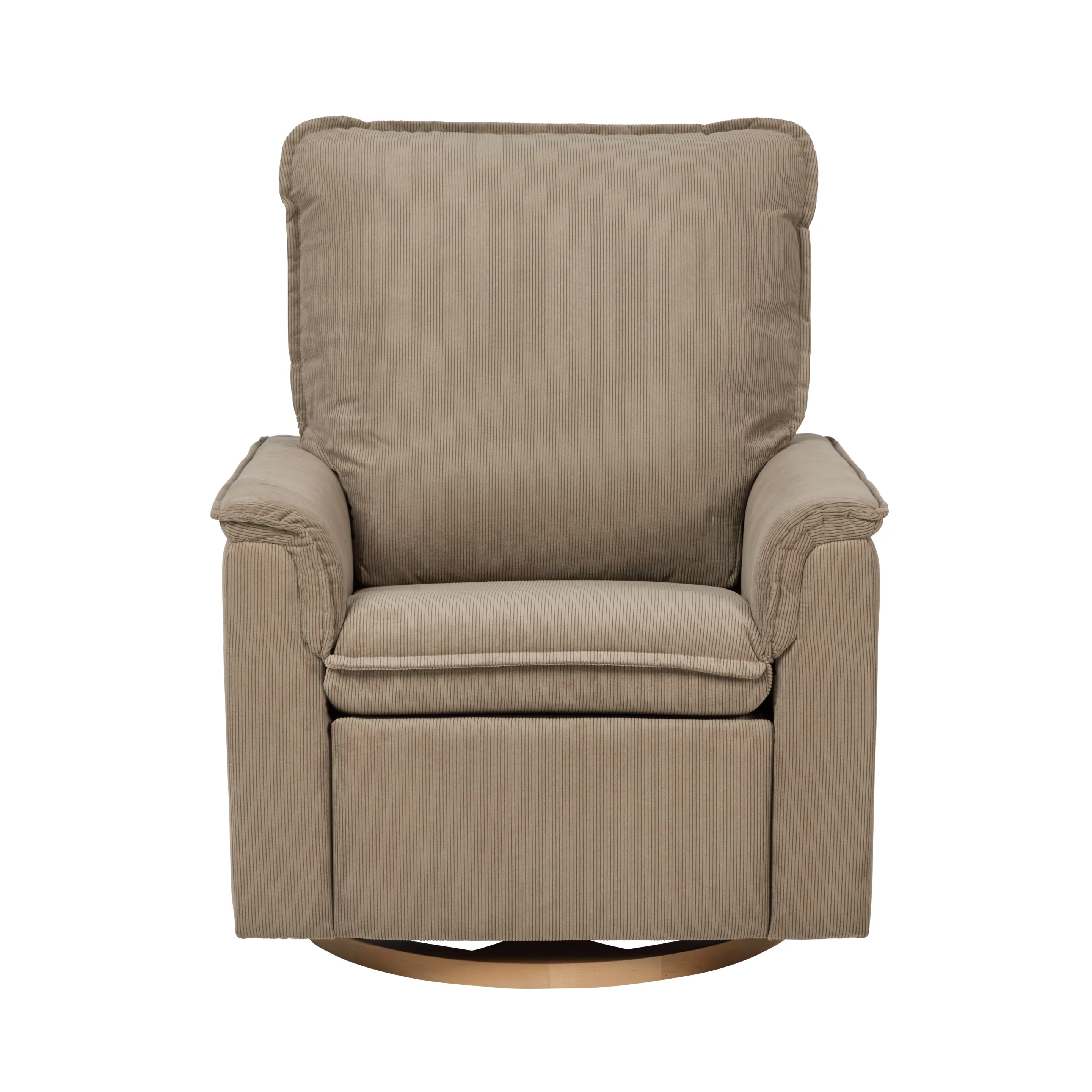 Louie Electric Recliner Glider Nursery Chair in Mocha Corduroy - Image 9