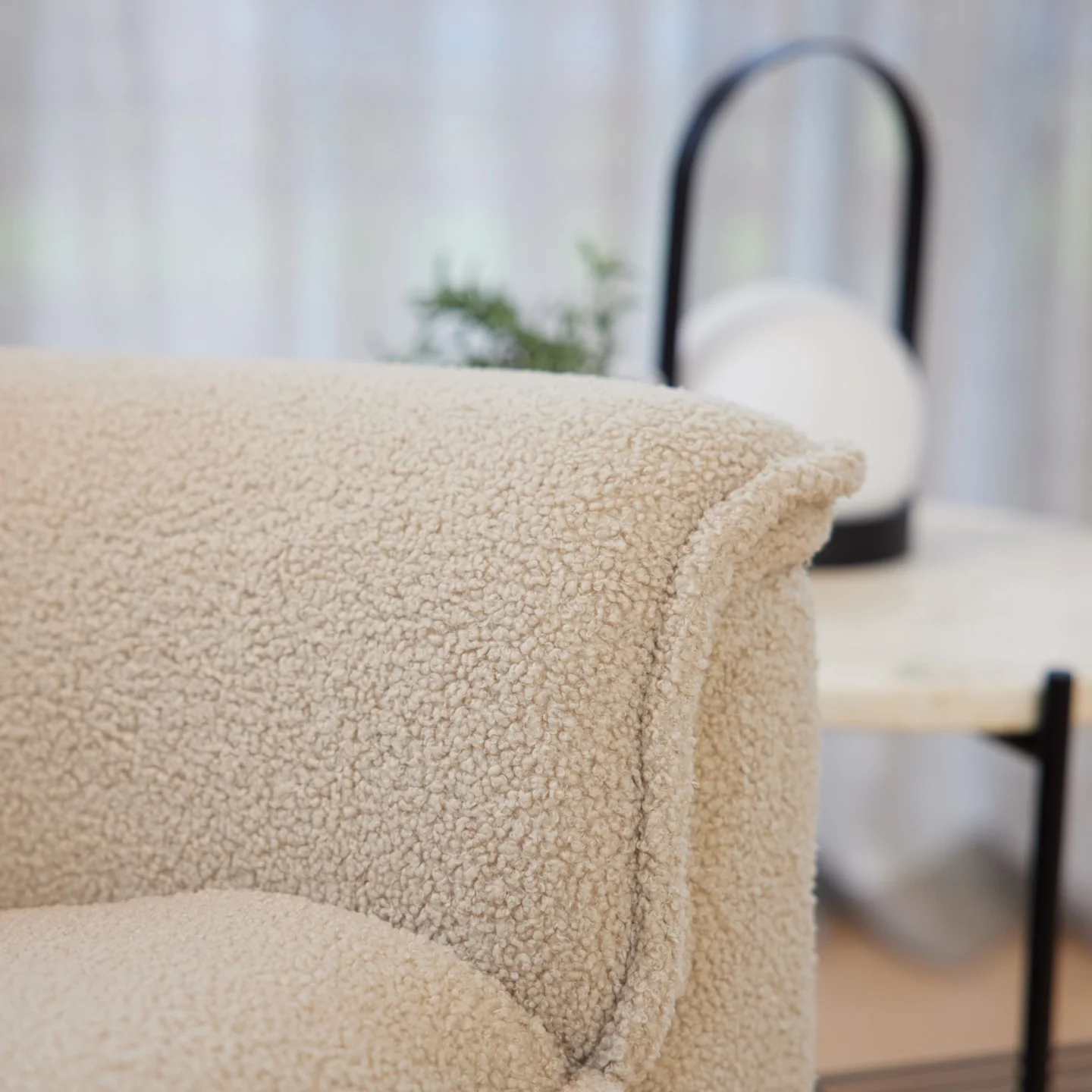Louie Electric Recliner Glider Nursery Chair in Taupe Teddy - Image 7