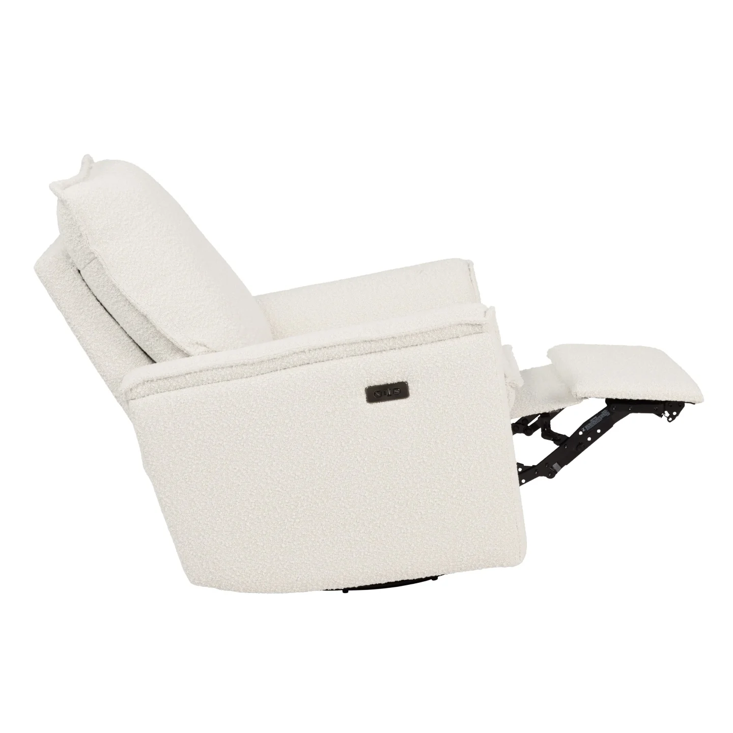 Louie Electric Recliner Glider Nursery Chair in Vanilla Bouclé - Image 10