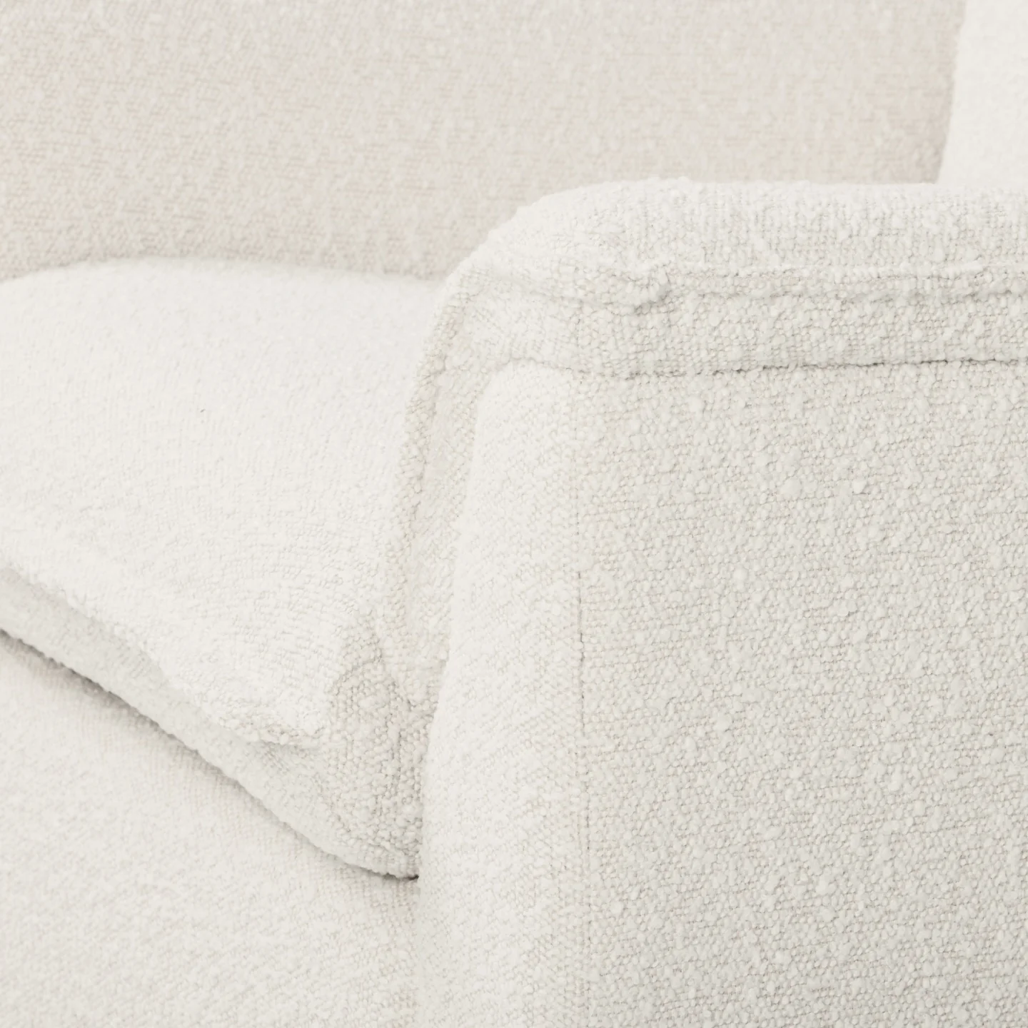Louie Electric Recliner Glider Nursery Chair in Vanilla Bouclé - Image 13