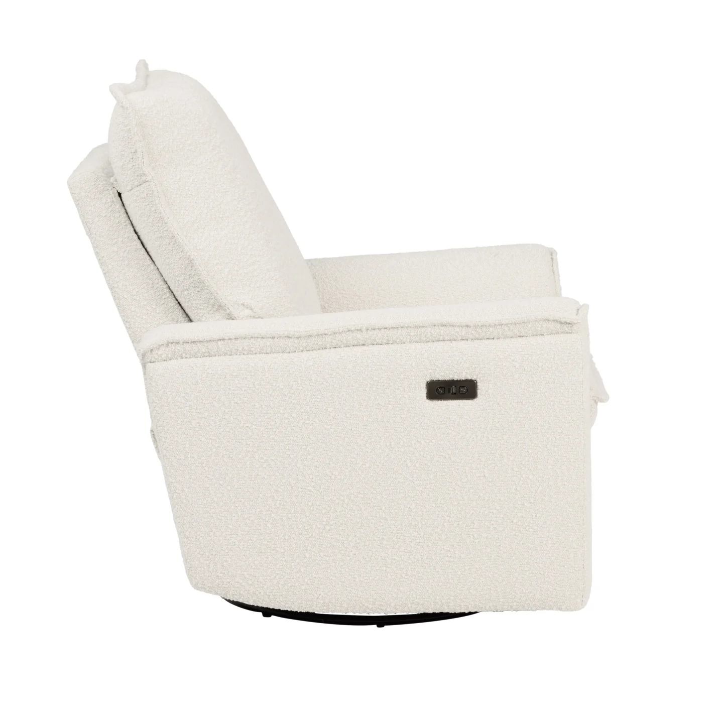 Louie Electric Recliner Glider Nursery Chair in Vanilla Bouclé - Image 8