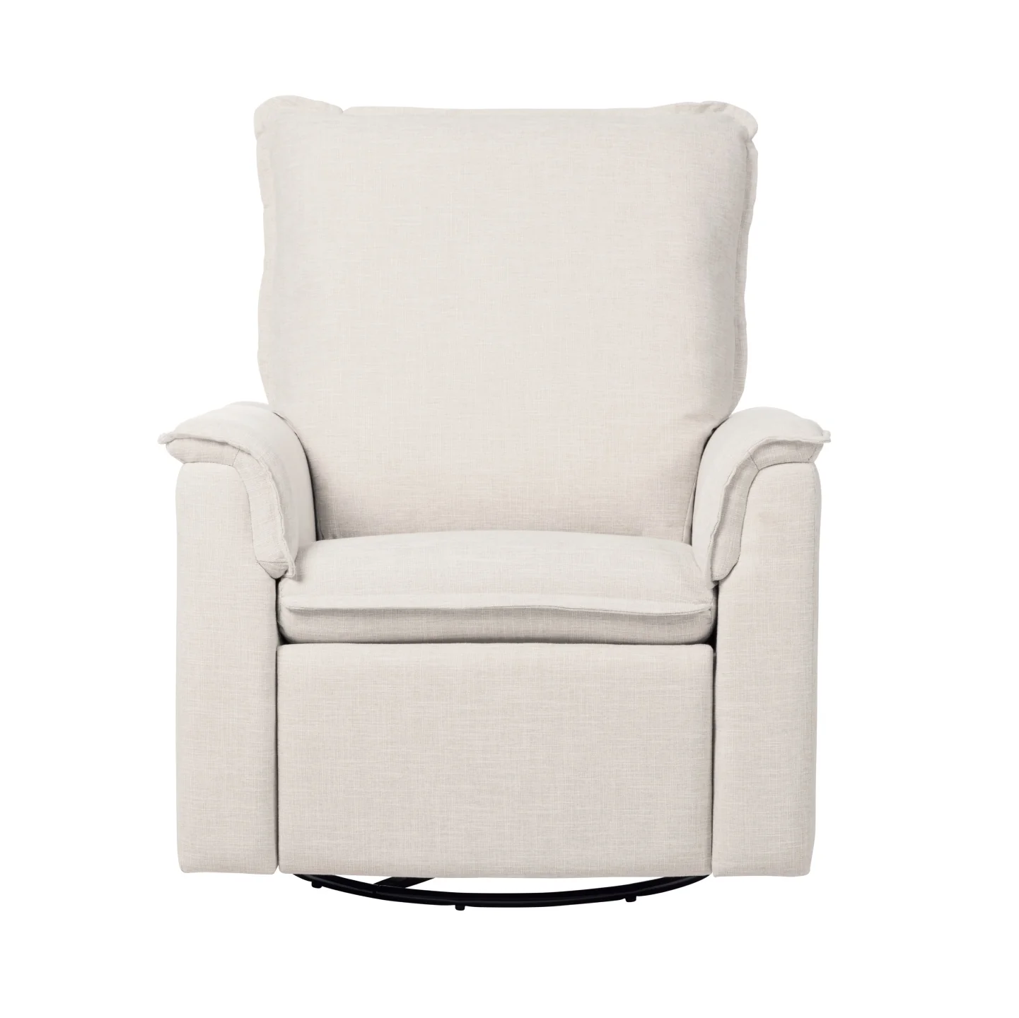 Louie Recliner Glider Nursery Chair in Eggshell - Image 11