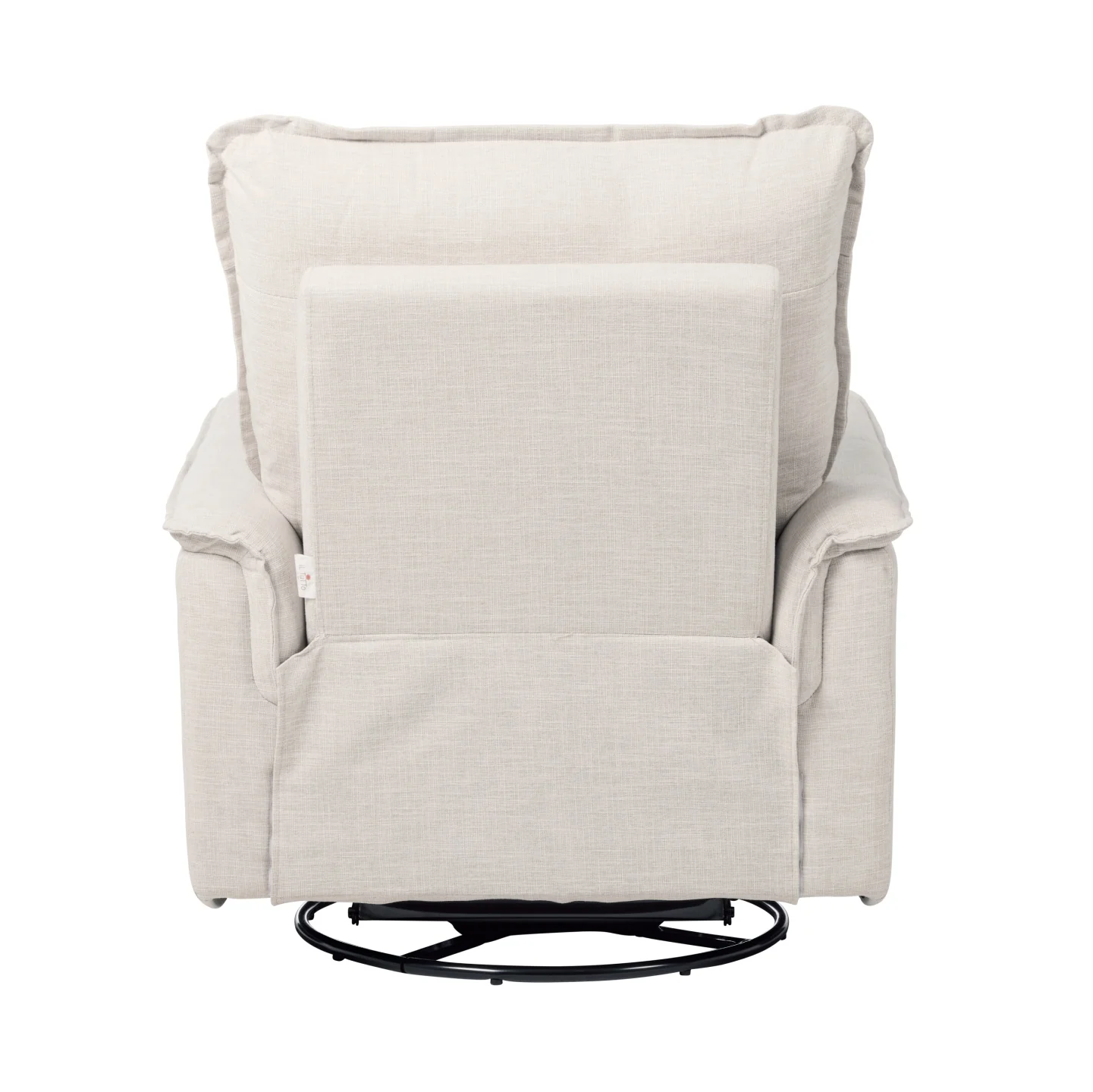 Louie Recliner Glider Nursery Chair in Eggshell - Image 12
