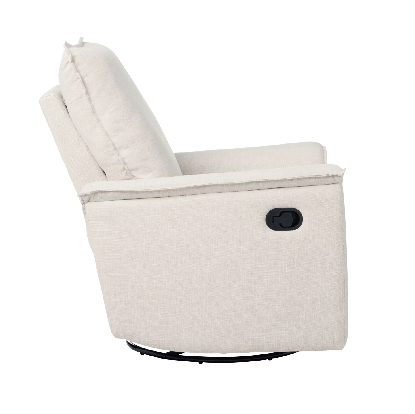 Louie Recliner Glider Nursery Chair in Eggshell - Image 8