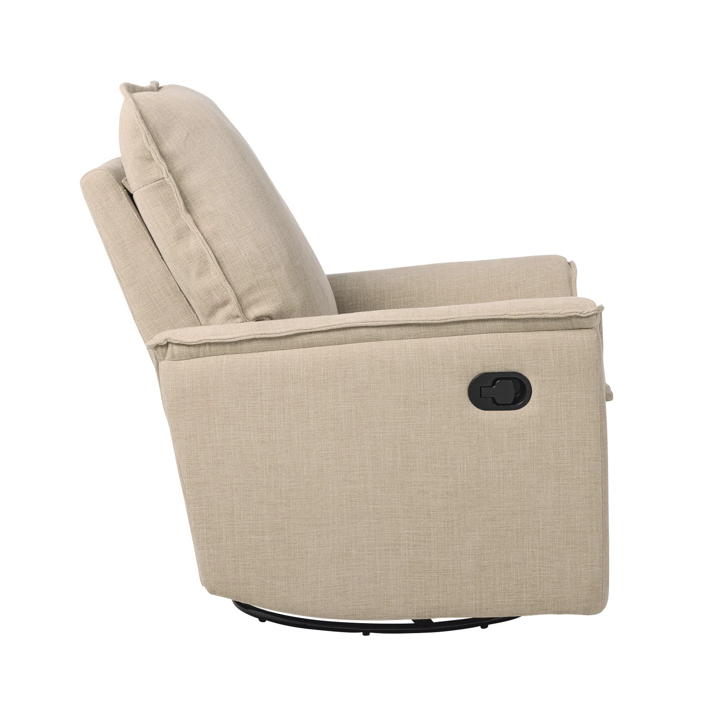 Louie Recliner Glider Nursery Chair in Latté - Image 7